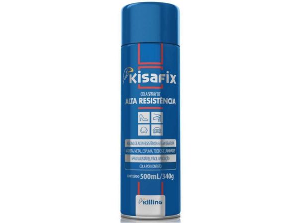 Kisafix Cola Spray - Alta Resistência 1