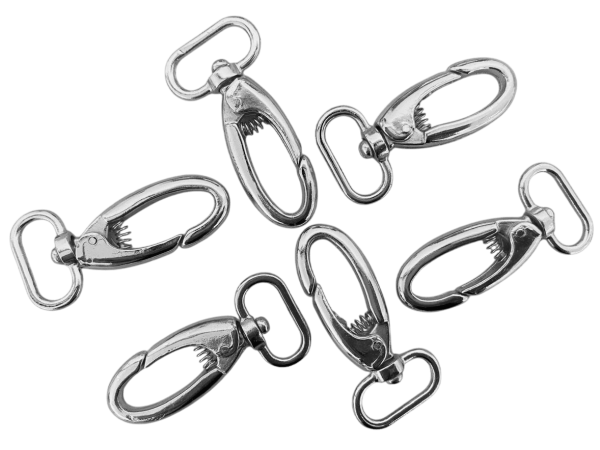 Mosquetão 2cm - Níquel - Base Circular 1