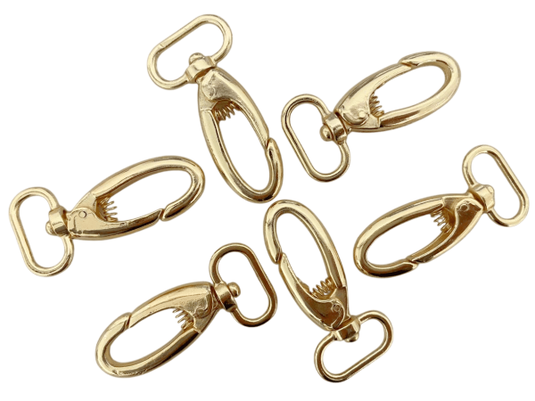 Mosquetão 2cm - Ouro - Base Circular 1