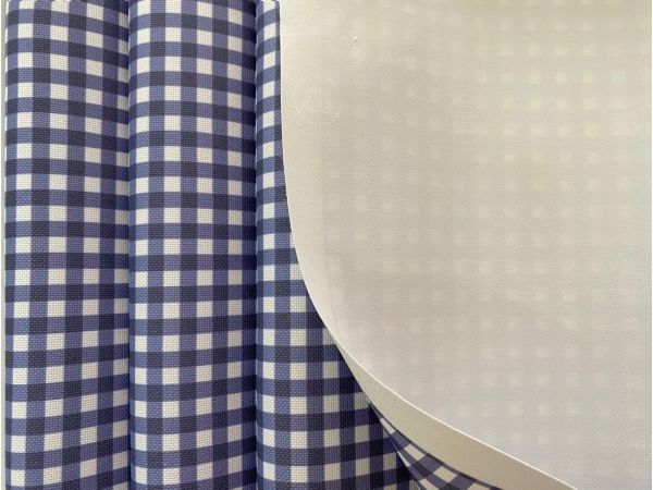 Nylon 600 Estampado - Xadrez Marinho