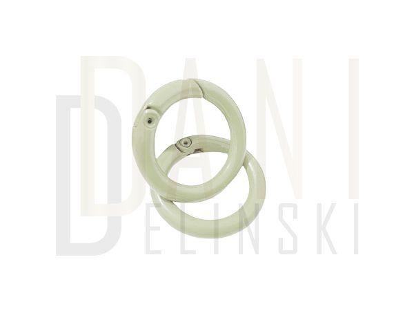 Mini Argola Articulada - Off White 1
