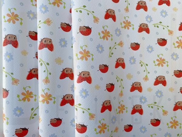 Sintético Estampado - Joaninha 1