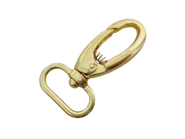 Mosquetão 2cm - Ouro - Base Circular 1