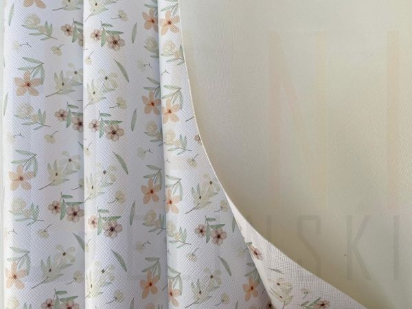Sintético Estampado - Amor Perfeito 1